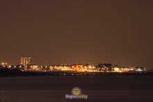 Bognor Regis at night from Pagham harbour